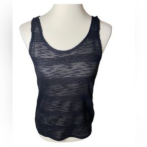 TopShop Textured Striped Tank Top